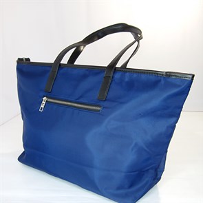 Сумка-шоппер текстильная (синяя) - фото 22561