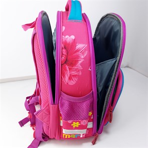 Школьный рюкзак для девочки Котенок, Ранец школьный каркасный, Ранец ортопедический - фото 34328