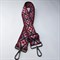 Ремень для сумки текстильный широкий 5 см, фурнитура темная /ремень на сумку красный - фото 33373