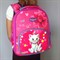 Школьный рюкзак для девочки Котенок, Ранец школьный каркасный, Ранец ортопедический - фото 34314