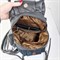 Сумка рюкзак  комбинированная с замшей серая / Женский рюкзак трансформер /Городской рюкзак - фото 55807