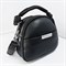 Сумка рюкзак Velina Fabbiano маленькая черная / Женский рюкзак трансформер /Городской рюкзак - фото 58107