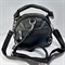 Сумка рюкзак Velina Fabbiano маленькая черная / Женский рюкзак трансформер /Городской рюкзак - фото 58112