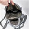 Сумка рюкзак  с двумя отделами Velina Fabbiano светло-серая / Женский рюкзак трансформер /Городской рюкзак - фото 58487