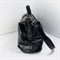 Сумка саквояж - рюкзак черная / Сумка деловая лаковая  / Сумка объемная женская / Сумка классическая - фото 59053