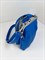 Сумка кошелек Safenta ( Velina Fabbiano) с двумя отделами синяя /Сумка с поцелуйчиком / Сумка кросс- боди маленькая - фото 61124
