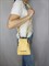 Сумка кошелек Safenta ( Velina Fabbiano) с двумя отделами желтая /Сумка с поцелуйчиком / Сумка кросс- боди маленькая - фото 61369