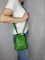Сумка кошелек Safenta ( Velina Fabbiano) с двумя отделами зеленая /Сумка с поцелуйчиком / Сумка кросс- боди маленькая - фото 61383