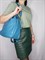 Сумка рюкзак  с круглыми ручками синяя / Женский рюкзак трансформер /Городской рюкзак - фото 61702
