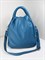 Сумка рюкзак  с круглыми ручками синяя / Женский рюкзак трансформер /Городской рюкзак - фото 61705