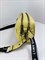 Сумка кросс боди с буквами желтая / Сумка с двумя отделами / Сумка с принтом - фото 62165