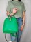 Сумка рюкзак с двумя отделами  зеленая / Женский рюкзак трансформер /Городской рюкзак /Сумка рюкзак женская - фото 62731