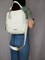 Сумка рюкзак с двумя отделами  белая / Женский рюкзак трансформер /Городской рюкзак /Сумка рюкзак женская - фото 62749